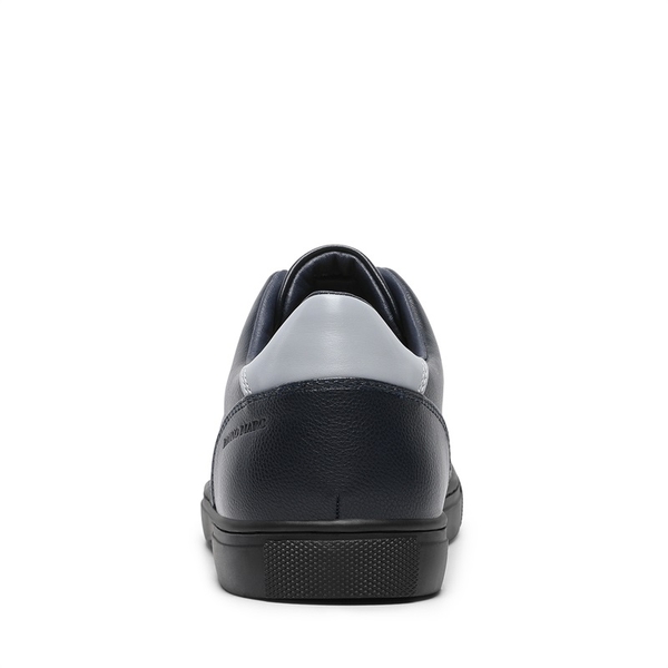 Men's Fashionable Low-Top Sneakers - DARK BLUE - 5